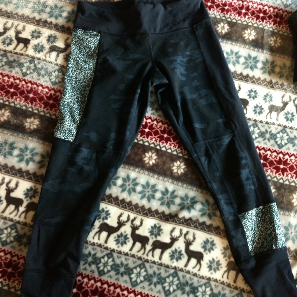 Lululemon blue camo pants